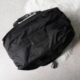 プラダ テスート ポコノ ナイロン / サフィアーノレザー 2way ボストンバッグ ブラック