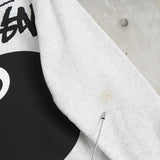 ステューシー ジップアップ パーカー 8ボール プリント グレー - NEWSED