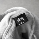 ステューシー 8ボール 刺繍 パーカー フーディー ライトグレー - NEWSED