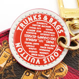 ルイ ヴィトン モノグラム ポルトクレ イリュストレ トランク キーチャーム ブラウン M62572