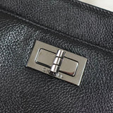 シャネル 8桁1番台 2.55 エグゼクティブ キャビアスキン トートバッグ ブラック - NEWSED