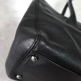 シャネル 8桁1番台 2.55 エグゼクティブ キャビアスキン トートバッグ ブラック - NEWSED