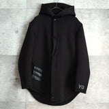 ワイスリー FUTURE SPORT HOODIE ロゴ フルジップ パーカー ブラック