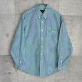 クリスチャン ディオール ヴィンテージ CDロゴ ギンガムチェック 長袖シャツ マルチカラー メンズ