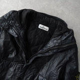 ストーンアイランド コンパスバッジ ムソラゴマータ フーデッドジャケット ブラック メンズ