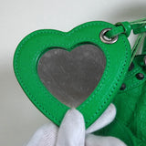 バレンシアガ ネオカゴール レザー 2way ハンドバッグ ショルダーバッグ ネオングリーン