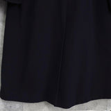 イヴ サンローラン ヴィンテージ ウールコート ステンカラーコート ネイビー