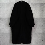 ザ ノースフェイス リバーシブル ロゴ刺繍 ロング丈 キルティングコート ボアコート カーキ / ブラック