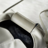 エムエムシックス メゾン マルジェラ レザー ジャパニーズバッグ クロスボディ ショルダーバッグ グレー