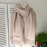 アクネ ストゥディオズ ウール ストール マフラー ピンクベージュ