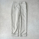 トムブラウン シルク混紡 サイドライン スラックス ライトグレー タグ付き未使用品