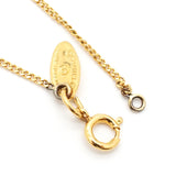 シャネル ココマーク ラインストーン ネックレス GP レディース