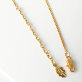 クレージュ ヴィンテージ ラウンド ロゴ ネックレス GP ゴールド