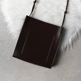 ジルサンダー タングル ミディアム レザー ショルダーバッグ ブラウン