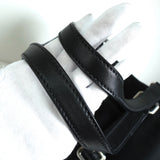 プラダ トライアングルロゴ テスート ポコノ ナイロン レザー トートバッグ ブラック