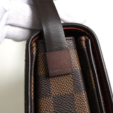 ルイ・ヴィトン ダミエ トライベッカ・ミニ レザー ハンドバッグ ワンショルダーバッグ ブラウン N51162