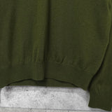 バーバリー ホースロゴ ハーフジップ ニット カーキ