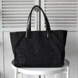 シャネル 9番台 ニュートラベルラインMM トートバッグ ブラック - NEWSED