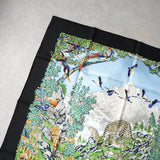 エルメス カレ90 SICHLIAN シルク スカーフ ブラック 箱付き - NEWSED