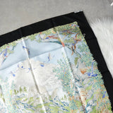 エルメス カレ90 SICHLIAN シルク スカーフ ブラック 箱付き - NEWSED