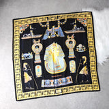 エルメス カレ90 TUTANKHAMUN スカーフ ブラック - NEWSED