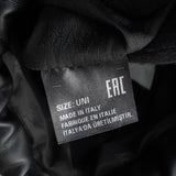 エムエムシックス メゾン マルジェラ ボア ファー / レザー 巾着バッグ ショルダーバッグ ポーチ アイボリー