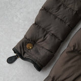 バーバリー 金ボタン ダウンジャケット ダウンコート ブラウン