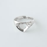 ティファニー オープンハート シルバー925 指輪 リング 10号 - NEWSED