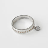 ケンゾー ヴィンテージ ラインストーン シルバー925 指輪 リング 11号 - NEWSED