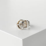 エルメス ヴィンテージ ブックルセリエ シルバー925 指輪 リング 約11.5号 - NEWSED