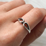 ティファニー エルサペレッティ オープンティアドロップ シルバー925 指輪 リング 12号 - NEWSED