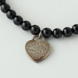 ティファニー リターントゥ オキニス ハートタグ シルバー925 ブレスレット ブラック - NEWSED