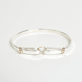 ティファニー フックアンドアイ バングル シルバー925 / 14KT 新品磨き済 - NEWSED