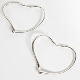 ティファニー オープンハート フープピアス 925 新品磨き済 - NEWSED