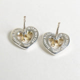 ティファニー ハート リボン ピアス シルバー925 / 18K 新品磨き済 - NEWSED