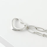 ティファニー オープンハート シルバー925 チェーンブレスレット - NEWSED