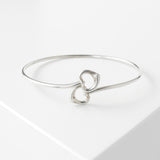 ティファニー ダブルオープンハート シルバー925 バングル - NEWSED