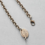 ティファニー リターントゥティファニー サークルタブ シルバー925 チェーン ネックレス チョーカー - NEWSED