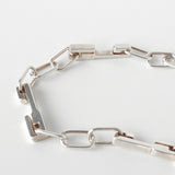 グッチ シルバー925 チェーン ブレスレット - NEWSED