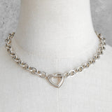 ティファニー アロー ハート トグル シルバー 925 チェーン ネックレス - NEWSED