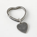 ティファニー ヴィンテージ シルバー925 ハート キーリング キーホルダー チャーム - NEWSED