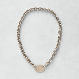 ティファニー リターントゥティファニー サークルタブ シルバー925 チェーン ネックレス チョーカー - NEWSED