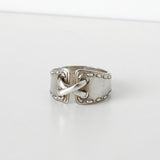 エルメス ヴィンテージ メキシコ コルセット シルバー925 指輪 リング 51サイズ / 10号 - NEWSED