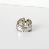 エルメス ヴィンテージ メキシコ コルセット シルバー925 指輪 リング 51サイズ / 10号 - NEWSED