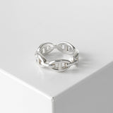 エルメス アンシェネ シェーヌダンクル シルバー925 指輪 リング 55サイズ - NEWSED