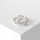 エルメス アンシェネ シェーヌダンクル シルバー925 指輪 リング 55サイズ - NEWSED