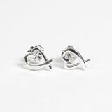 ティファニー ラビングハート ピアス シルバー925 新品磨き済 - NEWSED