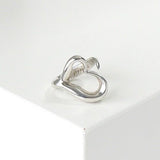 ティファニー エルサ ペレッティ オープンハート シルバー925 指輪 リング 7号 - NEWSED