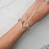 ティファニー ハートリンク シルバー925 チェーン ブレスレット - NEWSED