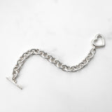 ティファニー アロー ハート トグル シルバー 925 チェーン ブレスレット - NEWSED